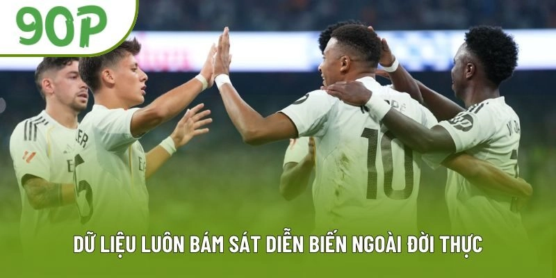 Dữ liệu của trang luôn bám sát diễn biến ngoài đời thực